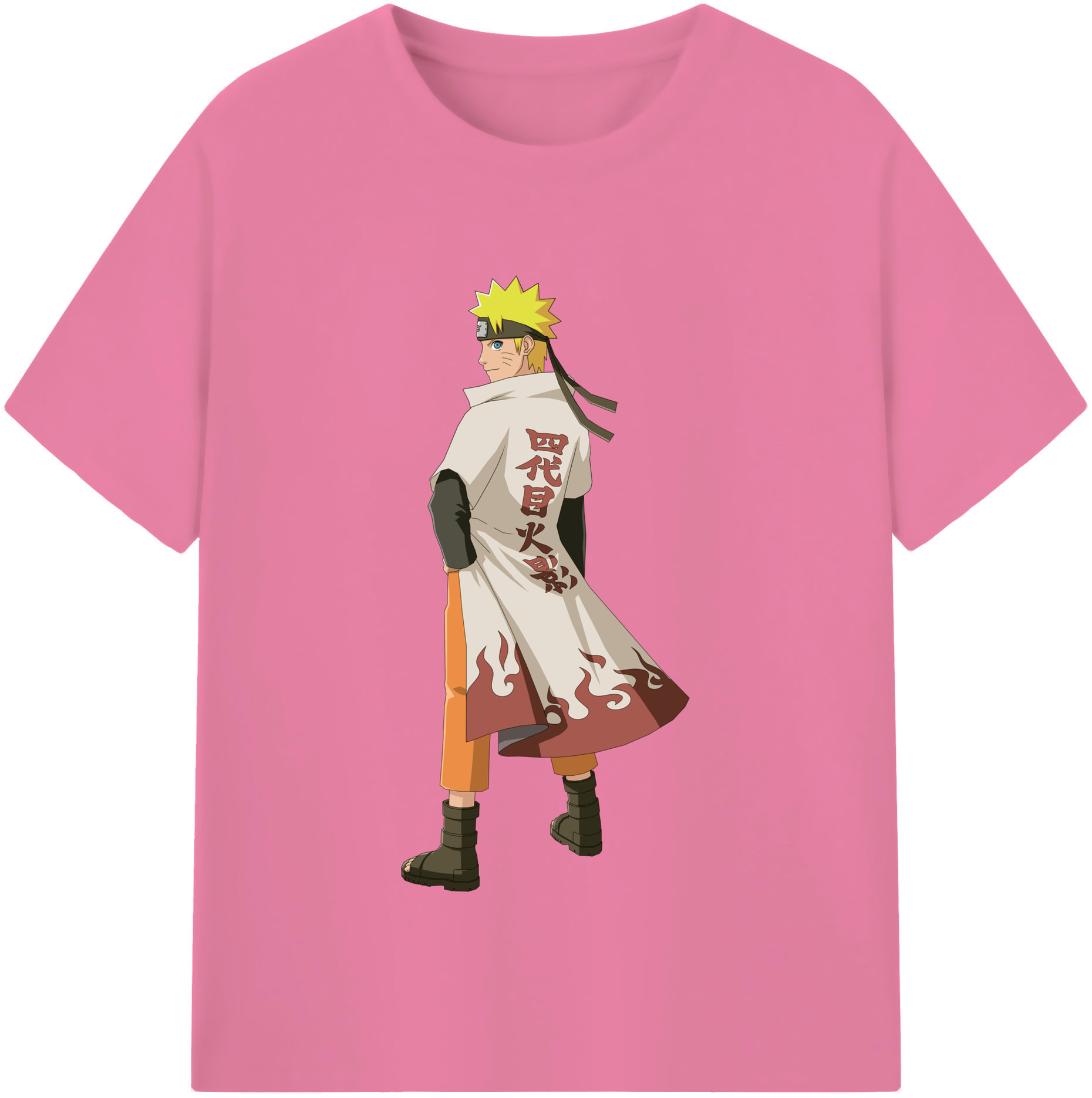 （画像用） NARUTO -ナルト- うずまき ナルト Uzumaki Naruto 綿100％半袖Tシャツ（フロントプリント）